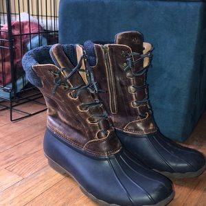 Sperry tall duck boots